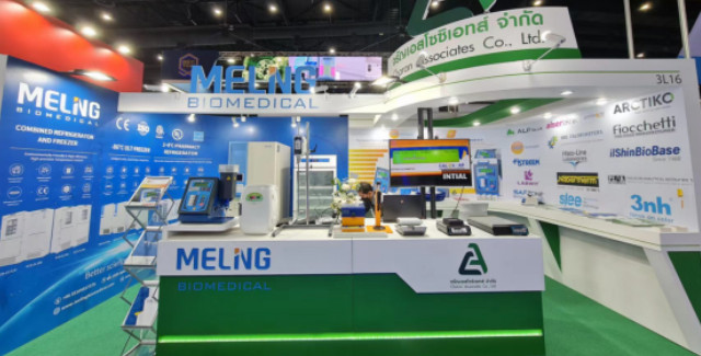 Meling Biomedical y Charan Associates Co., Ltd. participaron conjuntamente en la Exposición de laboratorio de Tailandia
