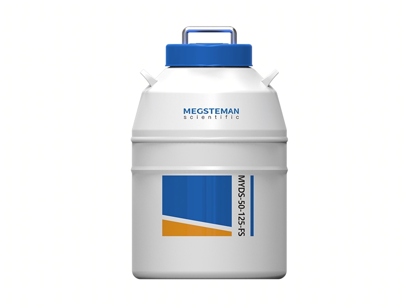Aluminum Liquid Nitrogen Tank LN2 MYDS-50-125-FS for Laboratory
