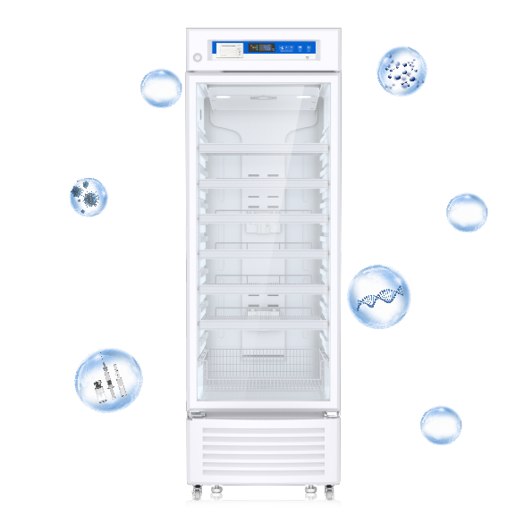 2 ℃ ~ 8 ℃ Refrigerador con revestimiento de hielo Refrigerador médico YC-275EW
