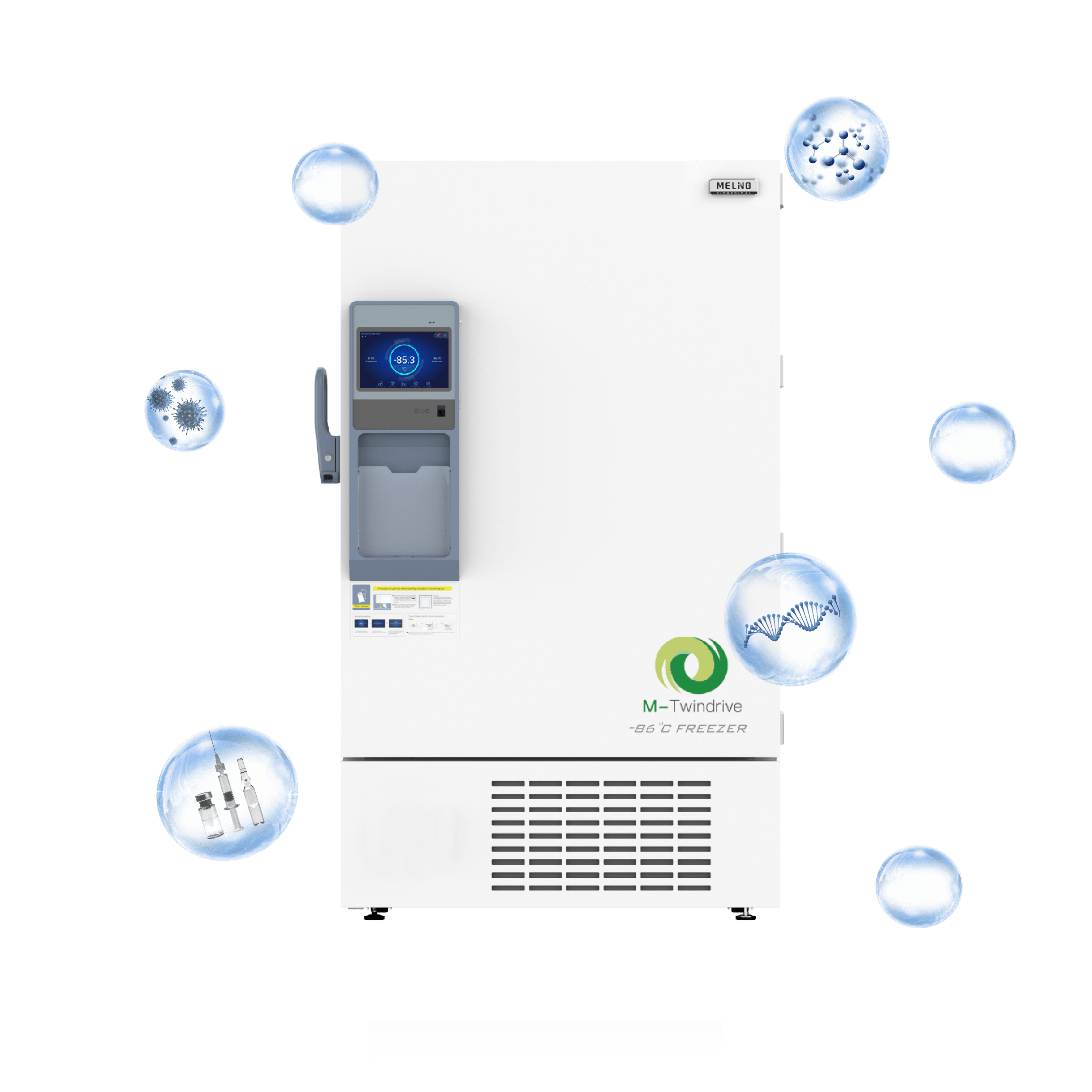 Congelador ultrabajo con sistema de enfriamiento dual de -86 °C para laboratorio y medicina DW-HL780
    
