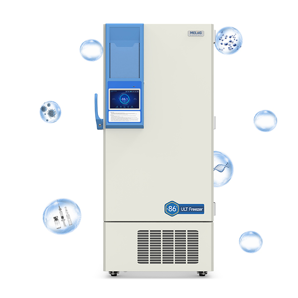 Congelador ultrabajo del sistema de enfriamiento en cascada de -86°C para laboratorio y médico DW-HL528S
    