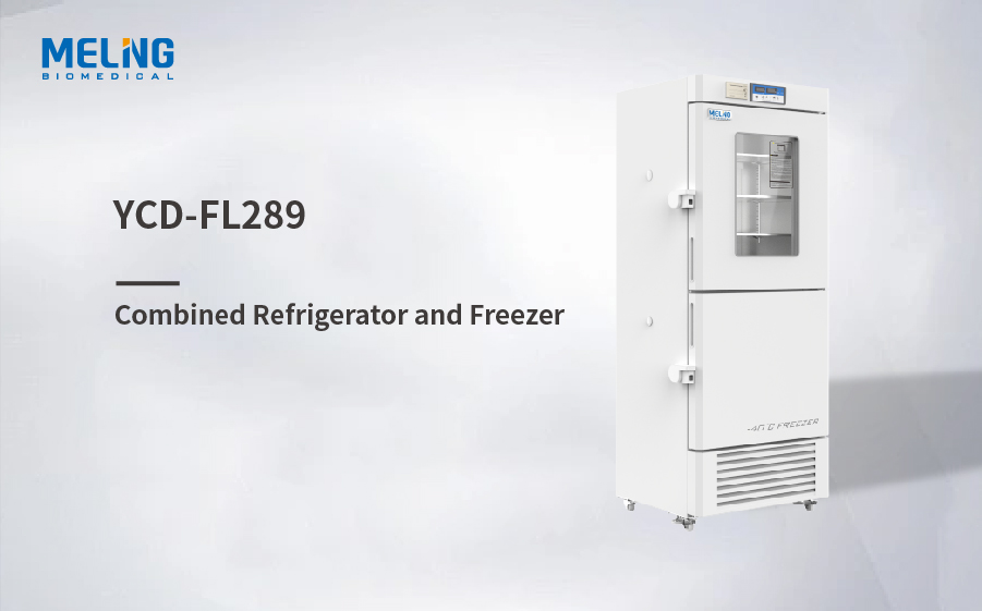 2~8 ℃ / -10~25 ℃ Frigorífico congelador 289L para plasma sanguíneo, reactivo, etc.

