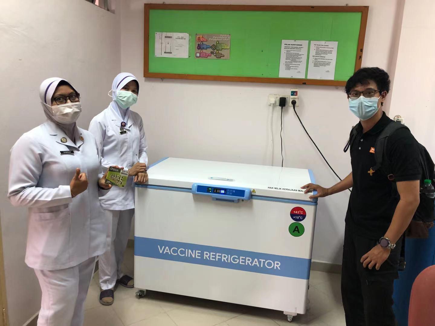 El refrigerador revestido de hielo Meling ayuda a la vacunación de Malasia
