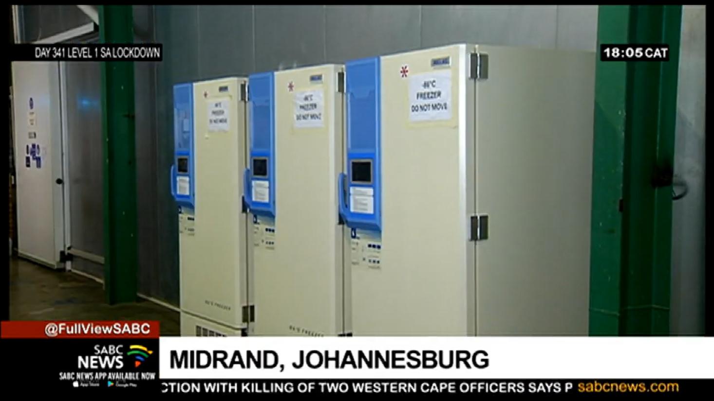 Meling -86 ℃ ULT congeladores para el almacenamiento de vacunas COVID-19 de SA en noticias de SABC
