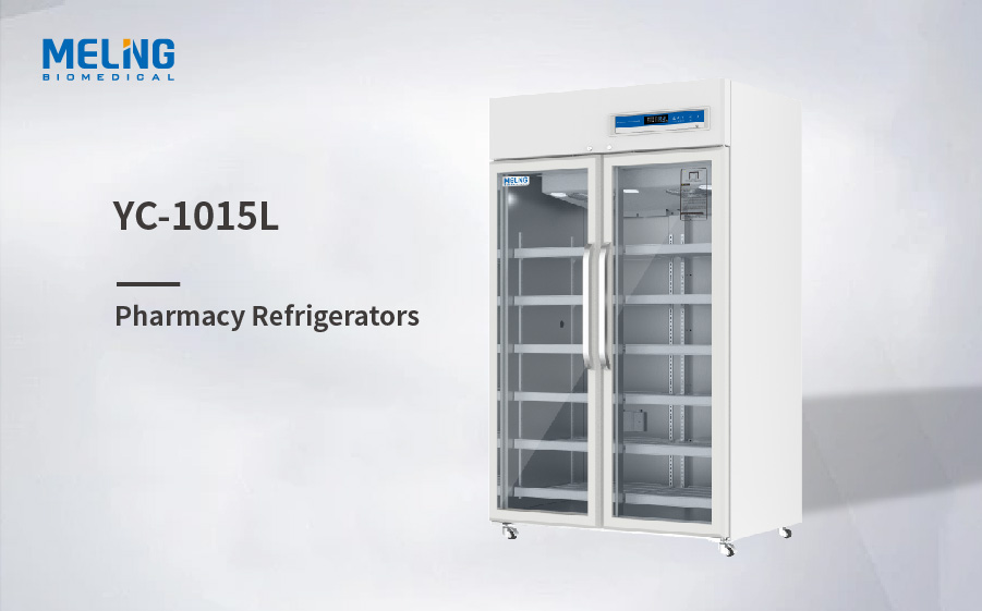2~8℃ Refrigerador de farmacia de gran volumen YC-1015L

